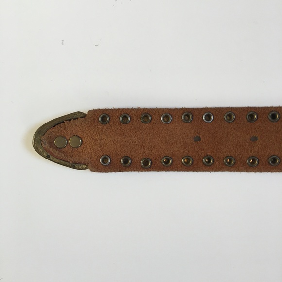 Vintage Boho Day-Lor Gold Metal Studded Belt M - Picture 5 of 6